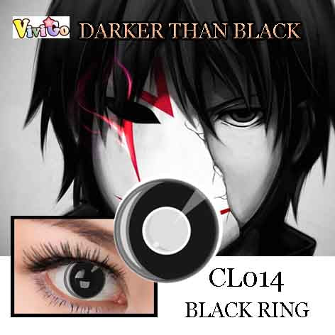 Cosplay Eye Color Contact Lens  White Black Yellow Red Lens( 1 pair)