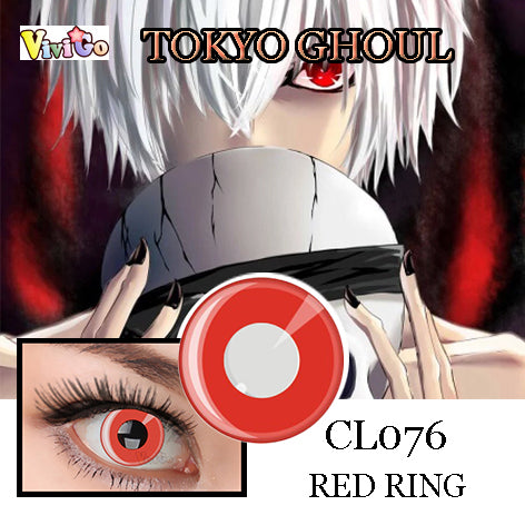 Cosplay Eye Color Contact Lens  White Black Yellow Red Lens( 1 pair)